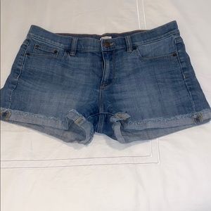J Crew Stretch Jean Shorts